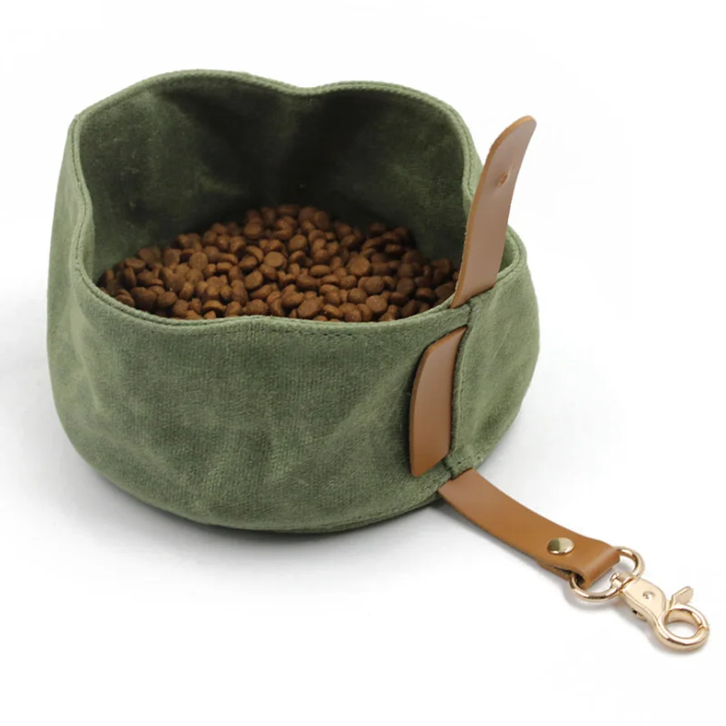 

Sample available Collapsible Dog Bowl Foldable Travel Water and Food Bowls Feeding Bowl