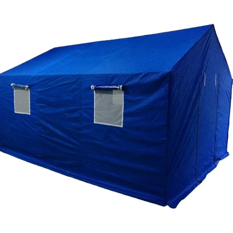 

3*4m Civil Affairs Disaster Emergency Refugee Relief Tent, Blue