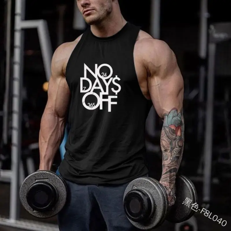 

Custom Logo Graphic Summer Sleeveless Sports Gym Vest Fitness Running T Shirt Plus Size Training Clothes Printed Tank Tops Men