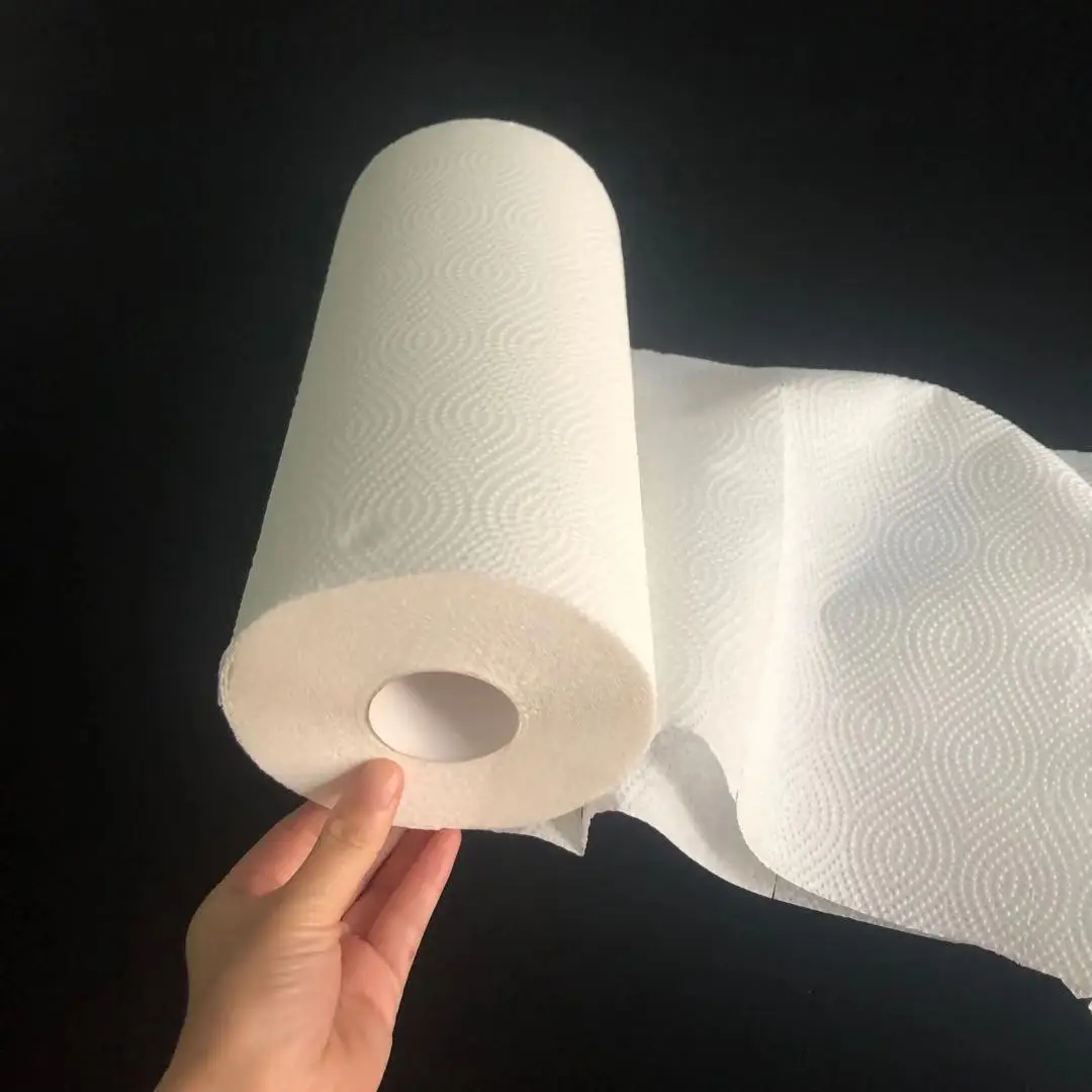 100% 原始木浆厨房纸巾超大卷厨房毛巾纸