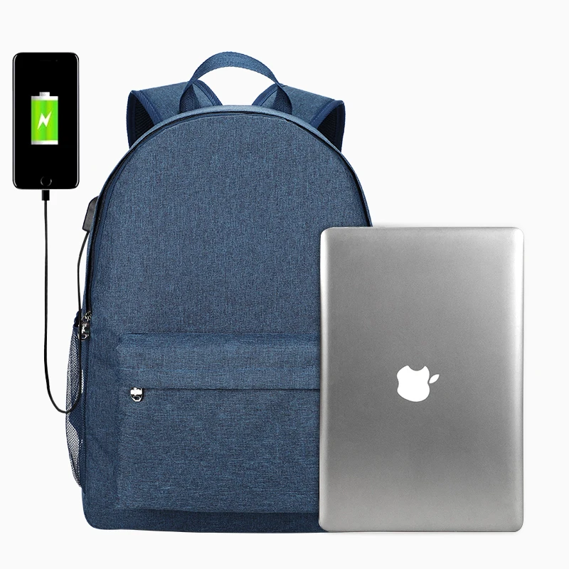 

Custom wholesale fashion rucksack casual waterproof durable school teenagers laptop usb backpack, Customized color