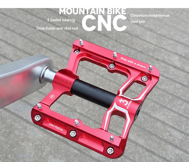 installing mountain bike pedals