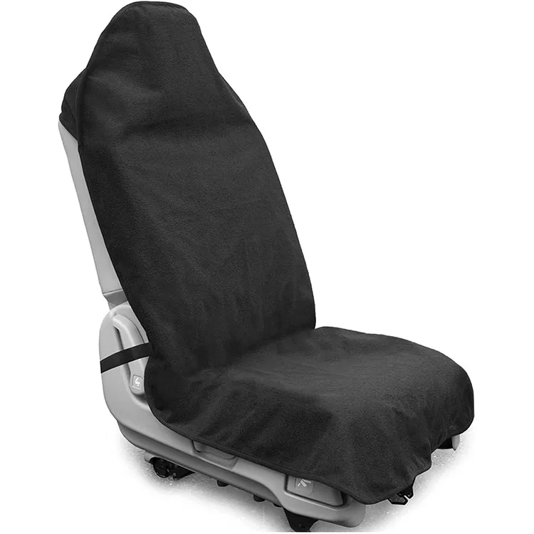 

Waterproof SeatShield Seat Protector (Black) - Non-Slip Removable Auto Car Seat Cover - Guards Leather or Fabric from Sweat