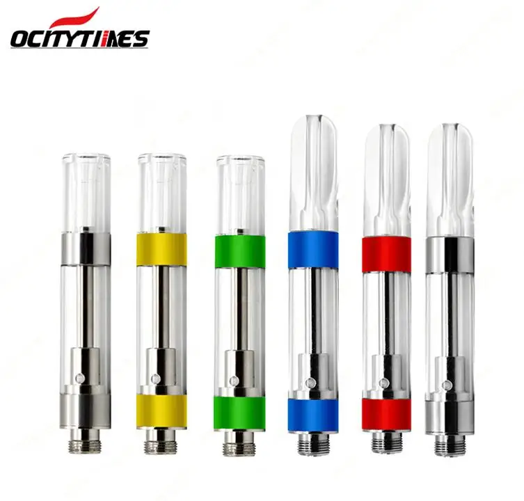 

2020 Trending Product CBD Oil Cartridge 1ml Ocitytimes C10 Clear tip vape cartridge