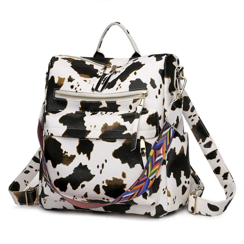

Anti-theft PU Leather Fashion Square Convertible Shoulder Daypack Bag for Lady Girls Fashion Backpack Purse for Women