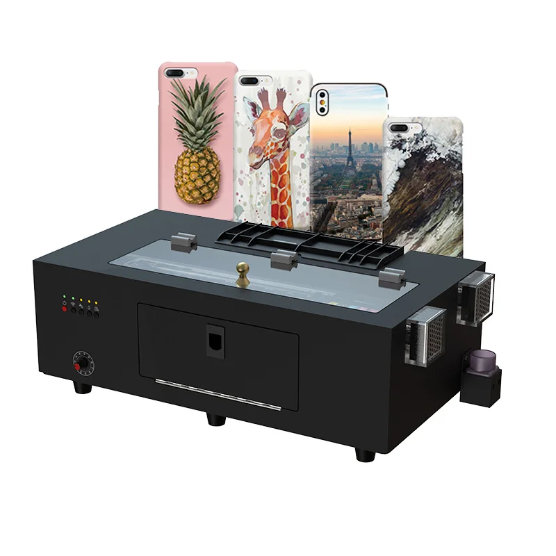 

Fully Auto mini impresora UV Led Curing lamp A4 a5 Size hydrogel machine plotter back films printer