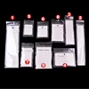 customized clear opp resealable plastic self adhesive bag with hook for small gift jewelry earrings packaging pouch bags
