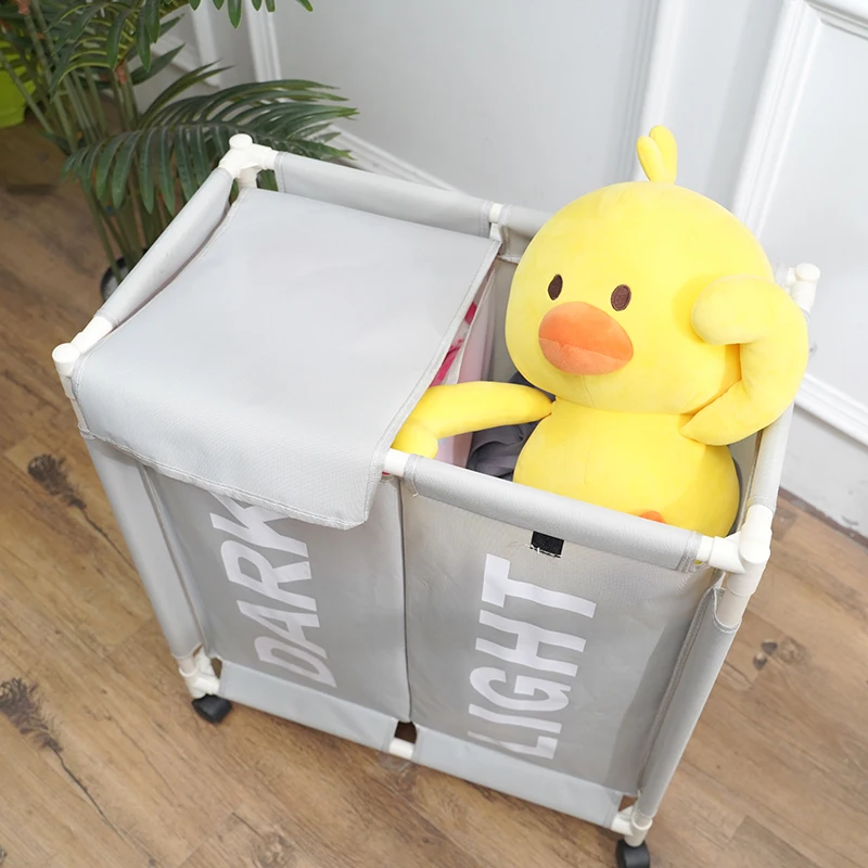 

Free Shipping Tiktok Amazon Hot Sale Laundry Hamper Removable 600d Oxford Cloth Laundry Basket With Lid Laundry Container, Customized color