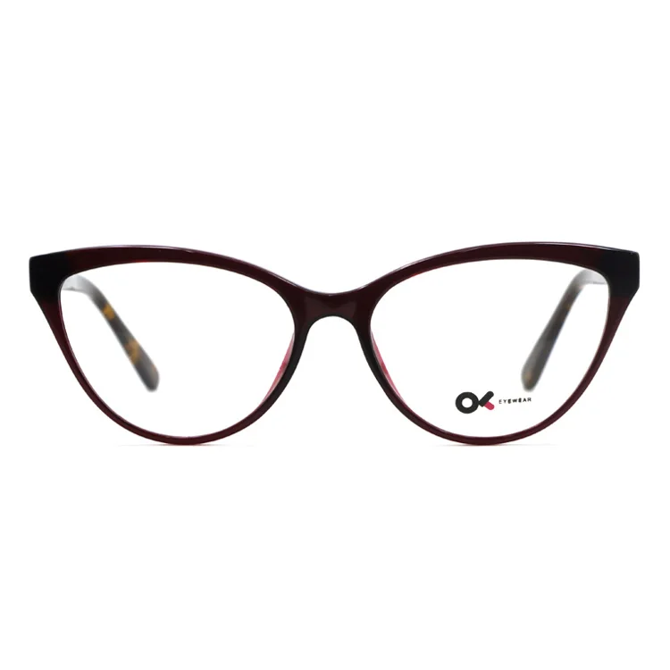 

93232 C2 Cheap Cat Eye Acetate Eyeglasses For Women Style Optics
