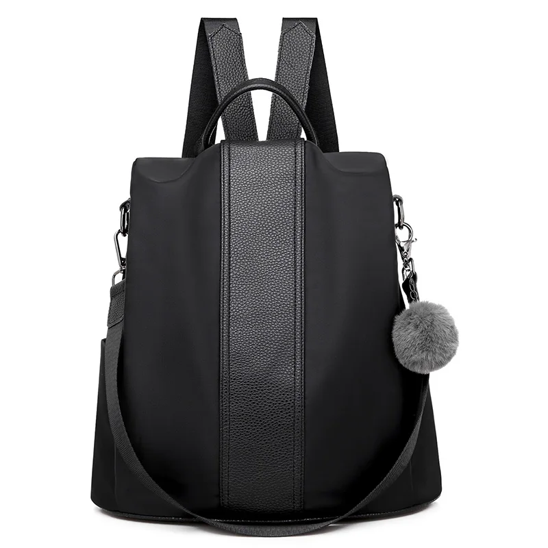 

KL116 12 Customized wholesale backpack women bag large capacity shoulder bag ladies solid color backpack