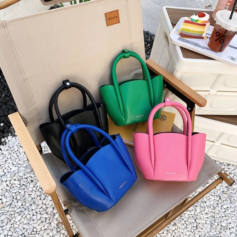 

Fashion Bucket Hand Bag For Women Shoulder Crossbody Bags Female Purses Leather Bag