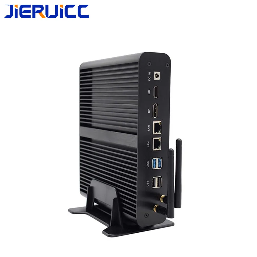 New arrival 7th Gen Intel Core i7 7560U  Fanless Mini Computer Win 10 4K HTPC