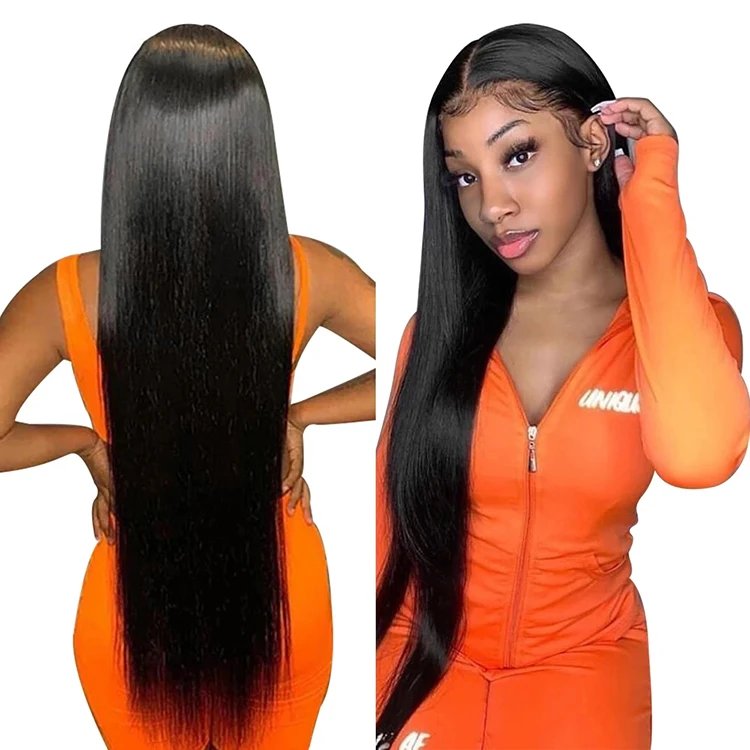 

Lace Wig Frontal Straight 4*4 Wholesale Closure Bundles Virgin Brazilian Peruvian Swiss 100% Human Hair