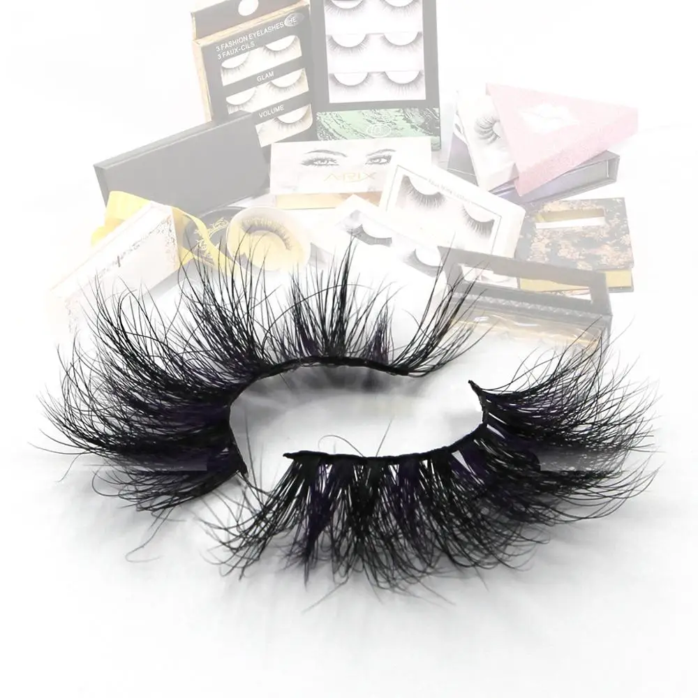 

Free Sample 25mm lashes vendor 25mm mink 3d lashes