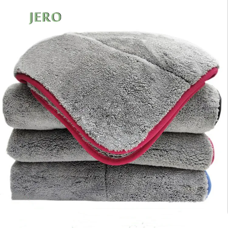 

42*48 cm car wiping cloth super thick car wash cloth 1000 GSM car cleaning cloth, Gray