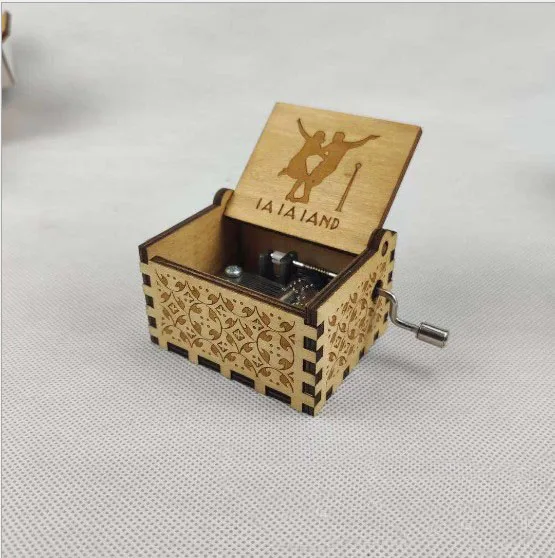 Wholesale Cheap Mini Wood Hand Crafts Music Boxes For Christmas Gift