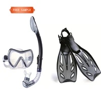 

Wholesale adult silicone snorkel mask set professional scuba diving equipment