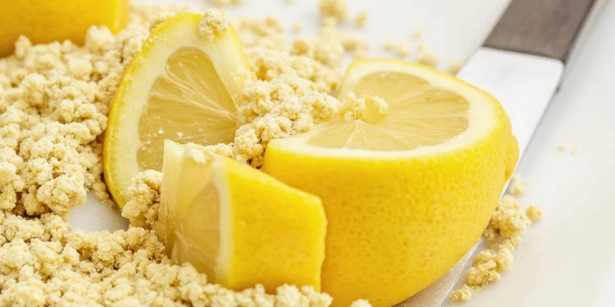 Properly storing lemon powder in an organized spice rack