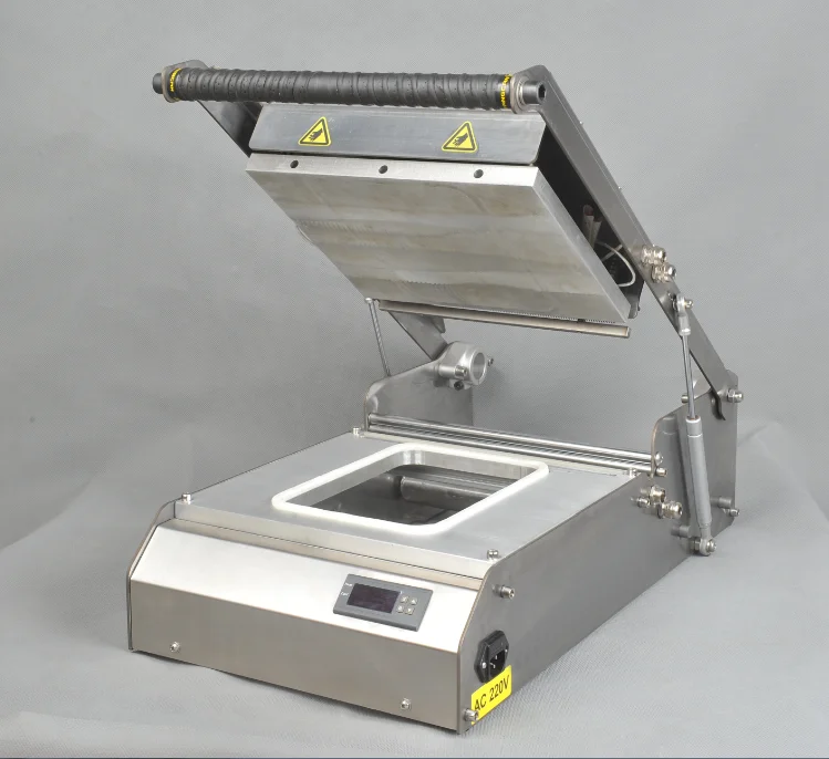 Малый Food Tray Уплотнительная упаковочная машина / пластиковый лоток Sealer для еды