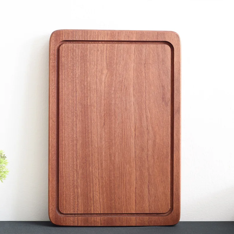 

Wholesale Large Kitchen Square Wooden Chopping Board AL-WB02 Cutting Board Steak Board, Brown