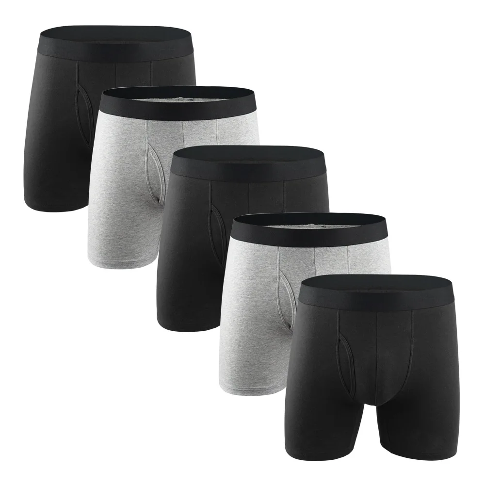 

Men's Underwear Cotton Boxer Briefs Stretch Trunks Ultra Soft Breathable, Customized colors