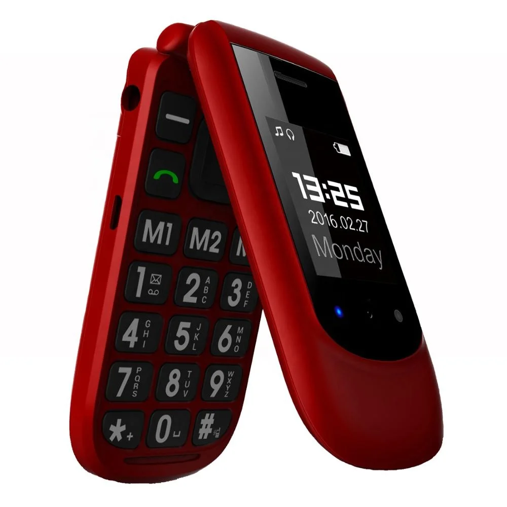 

YINGTAI GSM dual sim dual screen folding mobile phones old man keypad senior flip phone with good price 2G
