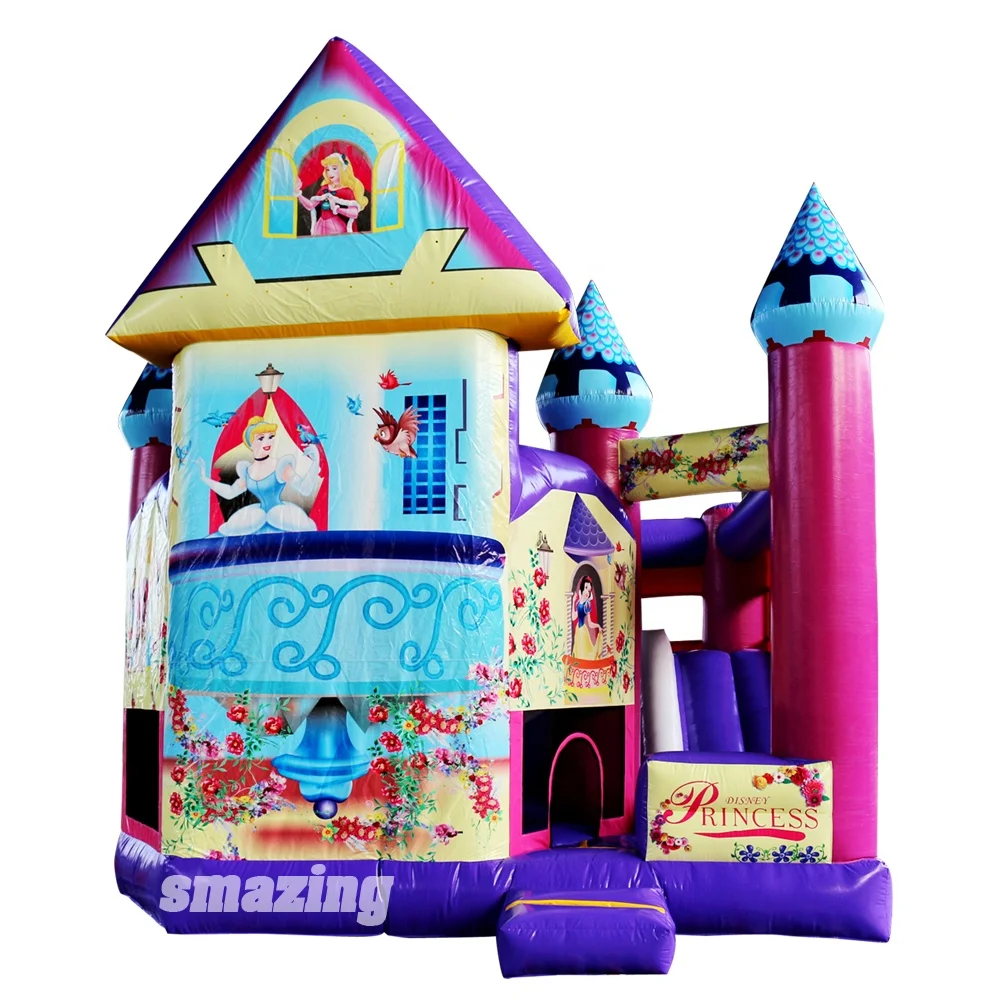 Quality Large Combo Inflatable Bouncers/princess Castle Inflatable