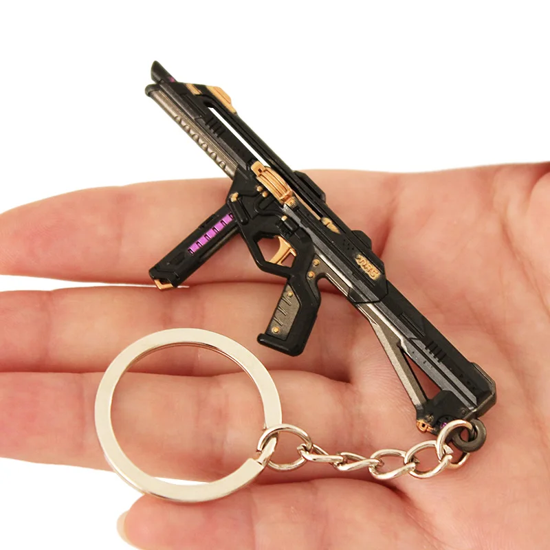 

Wholesale Mini Metal Keychains Valorant Keychain Zinc Alloy Valorant Gun Keychains