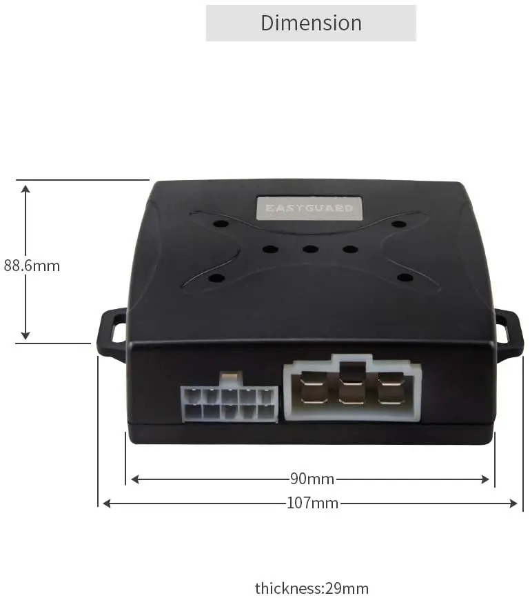 

EC003-V-1 PKE engine start stop system Remote start car Push start button car alarm