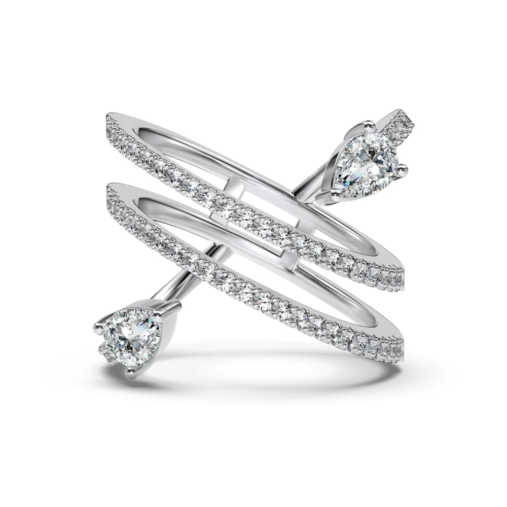 2025 New 925 Sterling Silver Woman Around 5A Zircon Finger Ring for Valentines Day Gift