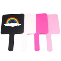 

Square Shape Custom LOGO Hand Makeup Mirror