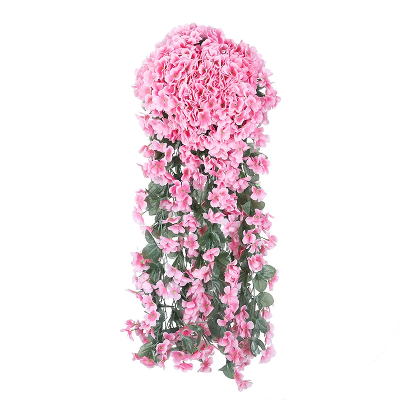 

Room Garden Decor Faux Rose Flower Vine 2.8ft Artificial Hanging Flower Vines, Colorful