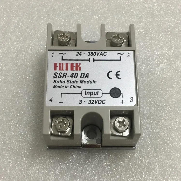 24v380v 40a 250v Ssr40da Dd Fotek Solid State Relay Module 12v Relay Solid State Ssr40da