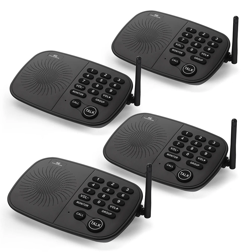 

10 channel Wireless Intercom System for Home and Office