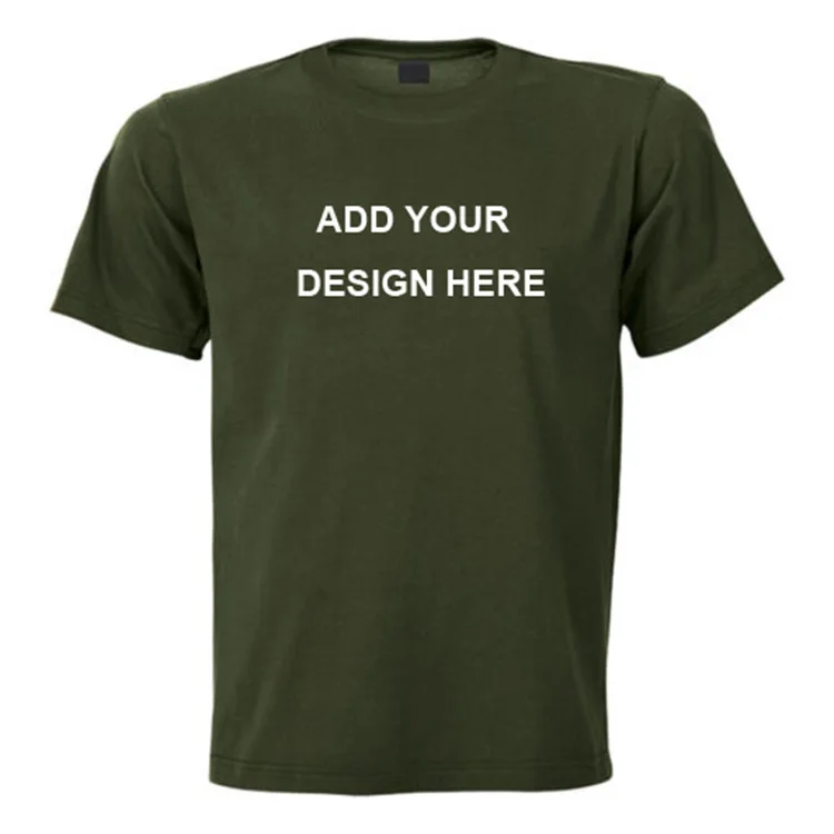 Print On Demand T Shirt Custom Logo Printed Tshirt With Logo In Bulk ...