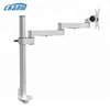 Single arms desk monitor mount, full motion desk mount apply to computer/tv screen, support 180 degrees swivel