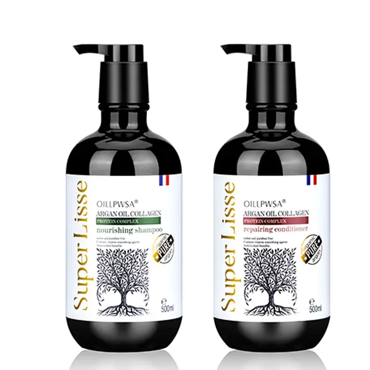 

Best Natural Organic Argan Oil Collagen Repairing Nourishing Anti-Dandruff Hair Conditioner Shampoo For All Hairs, White creamy color