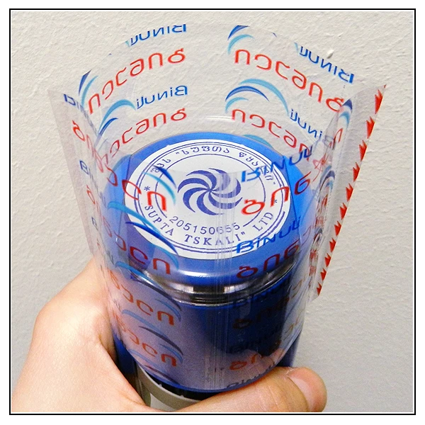 Custom Pvc Petg Clear Neck Shrink Bands Sleeve Cap Shrink Wrap Heat