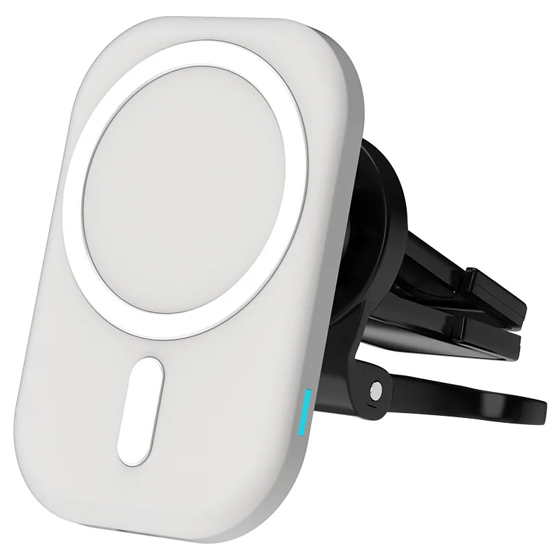 

2021 Newest Design Wireless Car Charger Mount 15W Quick Wireless Car Charger for iphone Series, Black white