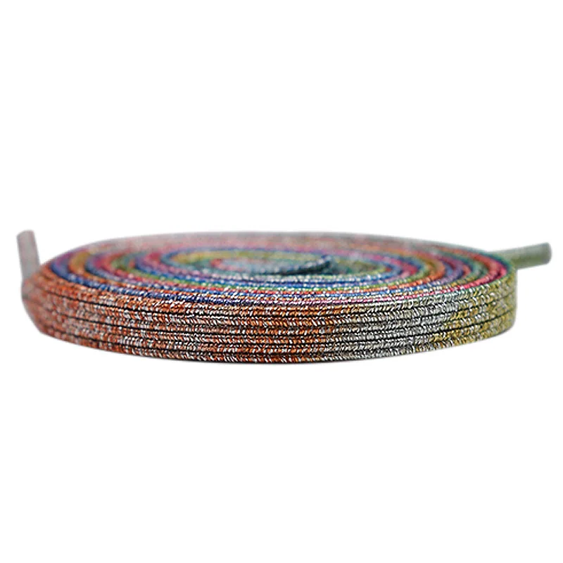 

Coolstring Shoe Accessories Manufacturer Customized Length 100CM Colorful Flat Elastic shoelaces for Trendy shoes