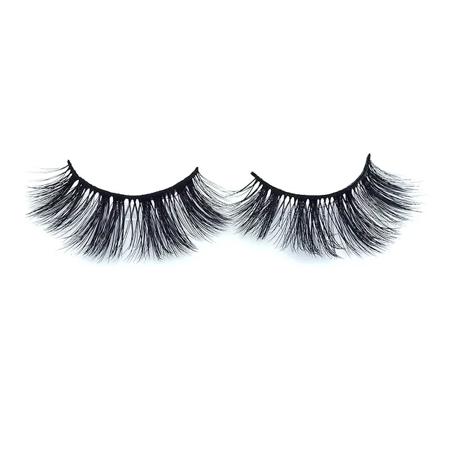 

Vendor Eyelash Packaging Clear Band Fluffy Mink Lashes Synthetic Faux Cils Naturel 3D Eyelash