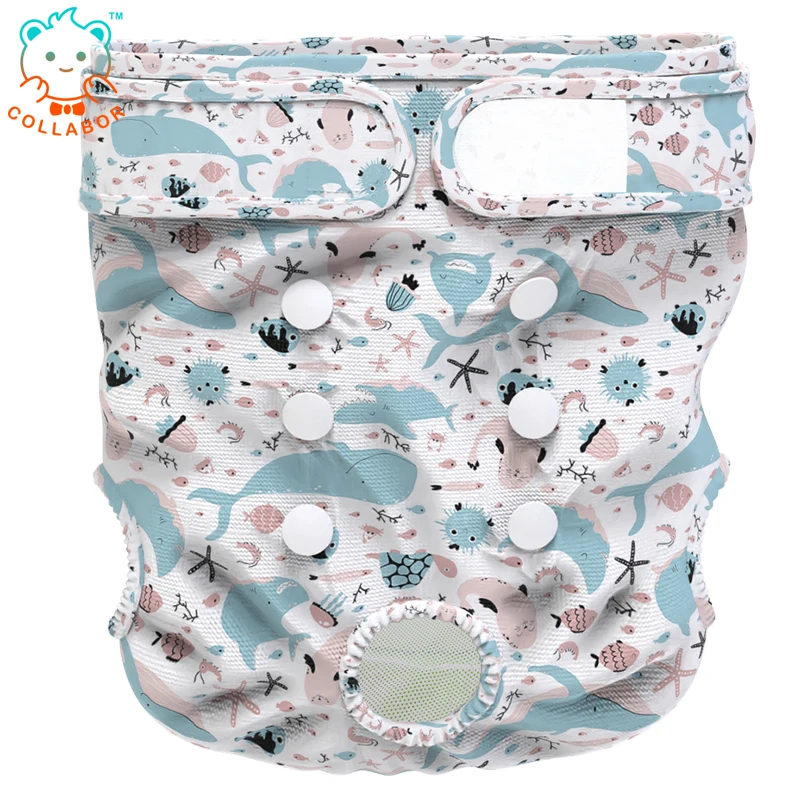 

COLLABOR Washable Dog Diaper Urinal Pad Eco-friendly Dog Wrap Comfortable Breathable Pet Diaper, Solid, print, digital print