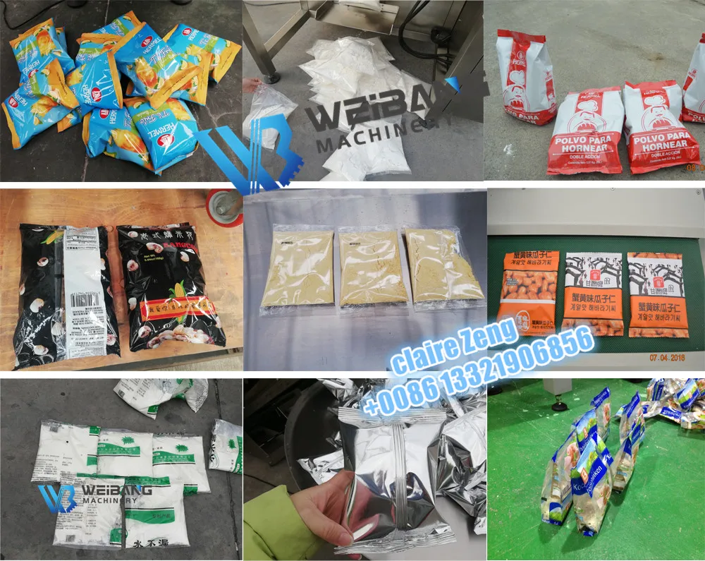 powder sachet sample