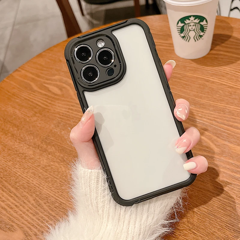 

2022 Release Shockproof Hybrid TPU and Hard PC Protective Case with Unique Design for iPhone 13 Pro Max