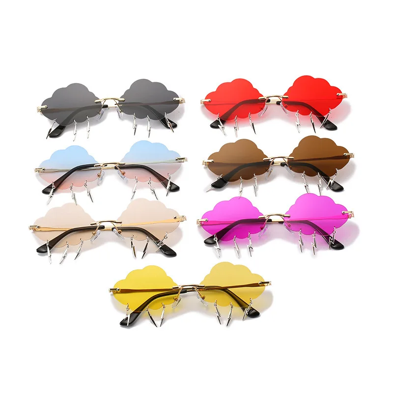 

wholesale trendy Fashional Newest Design Cloud teardrop shape women sunglasses
