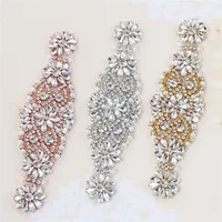 

Fancy crystal rhinestone trimming for wedding dress crystal stone trim wholesale