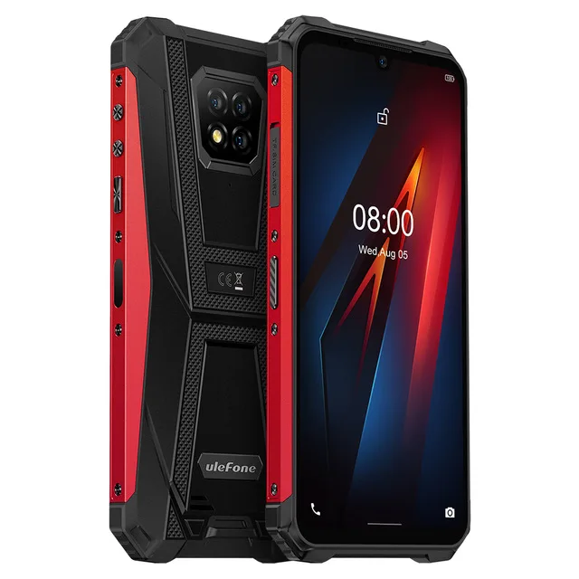 

Ulefone Armor 8 Rugged Mobile Phone Android 10 4GB+64GB Mobile Phone Octa-core 2.4G/5G WiFi 6.1" IP68 Waterproof NFC Smartphone