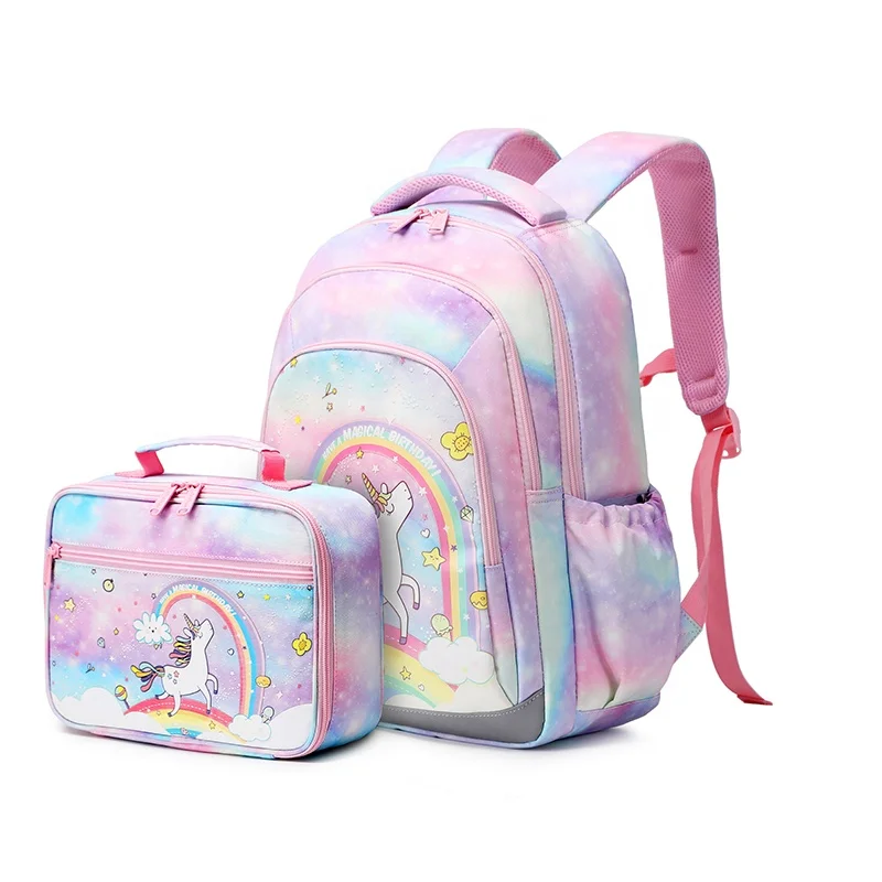 

Unicorn Backpack 2022 Recycled Waterproof Girls School Bag Set Kids Bagpack Children School Backpack Rucksack Backpack Bag