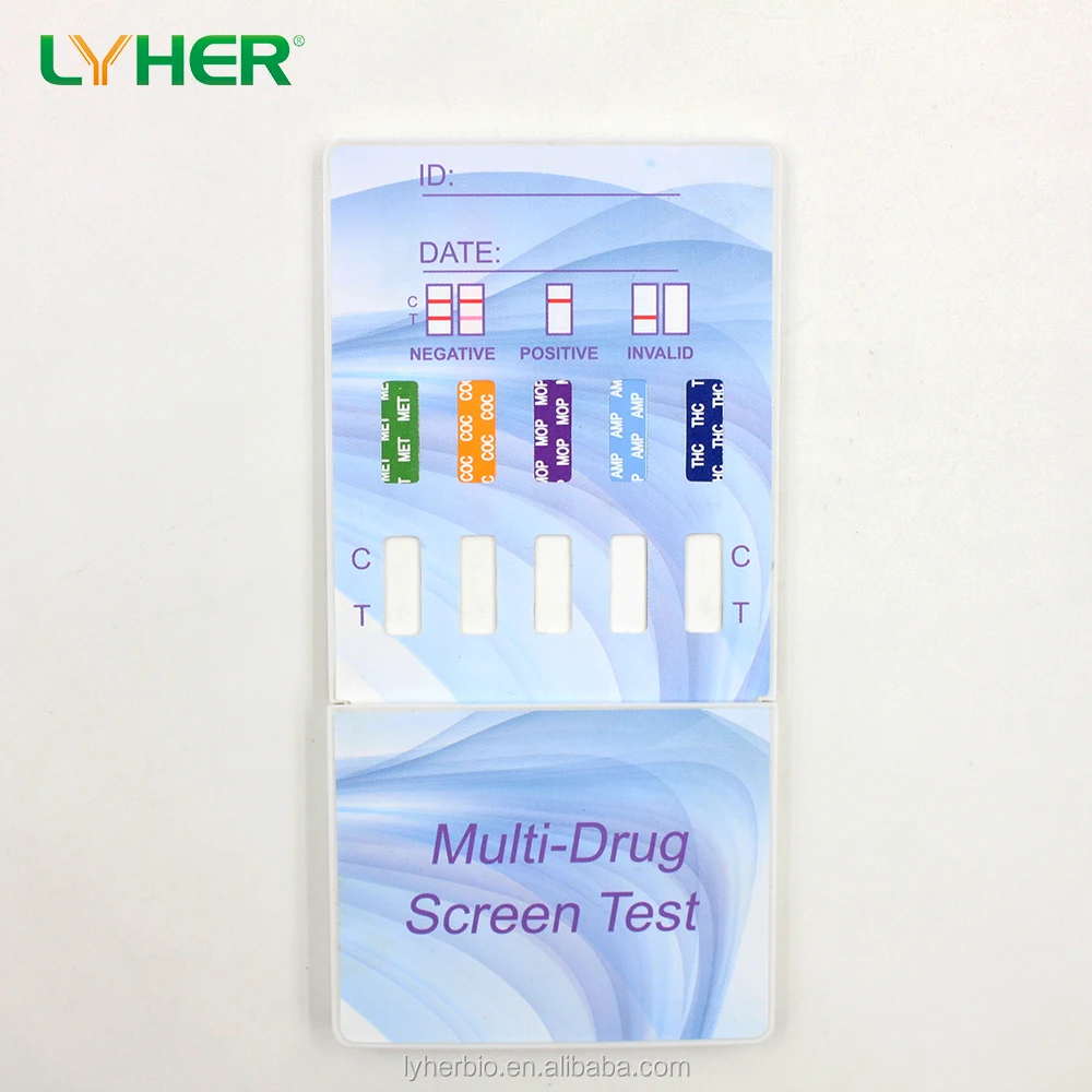 
Multi Drug of Abuse Test Drug 5 in 1 Urine Test Panel 