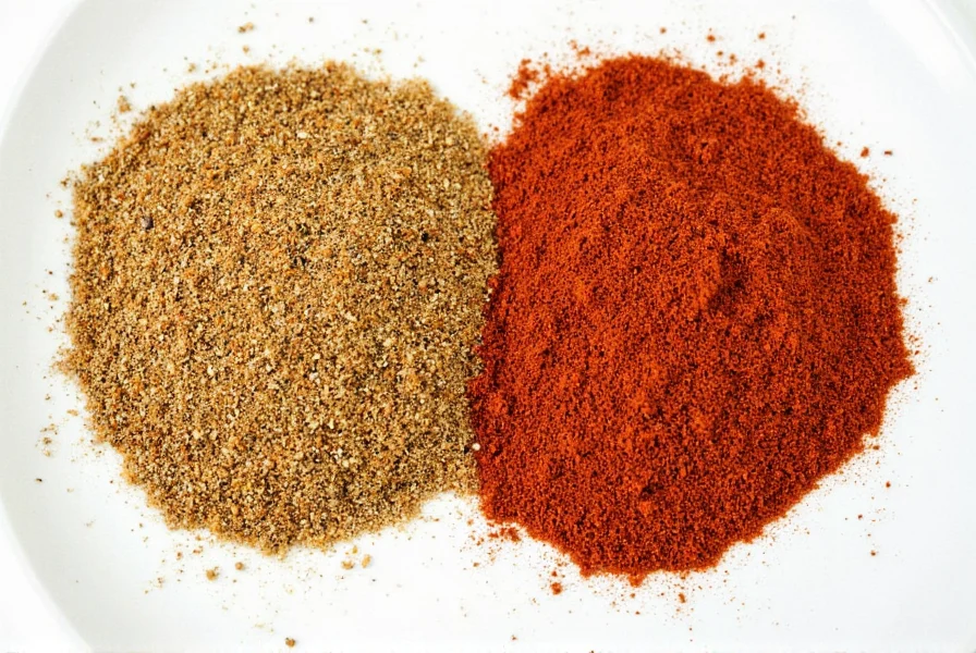 Spice rack featuring various Southern seasonings including Creole and Cajun blends